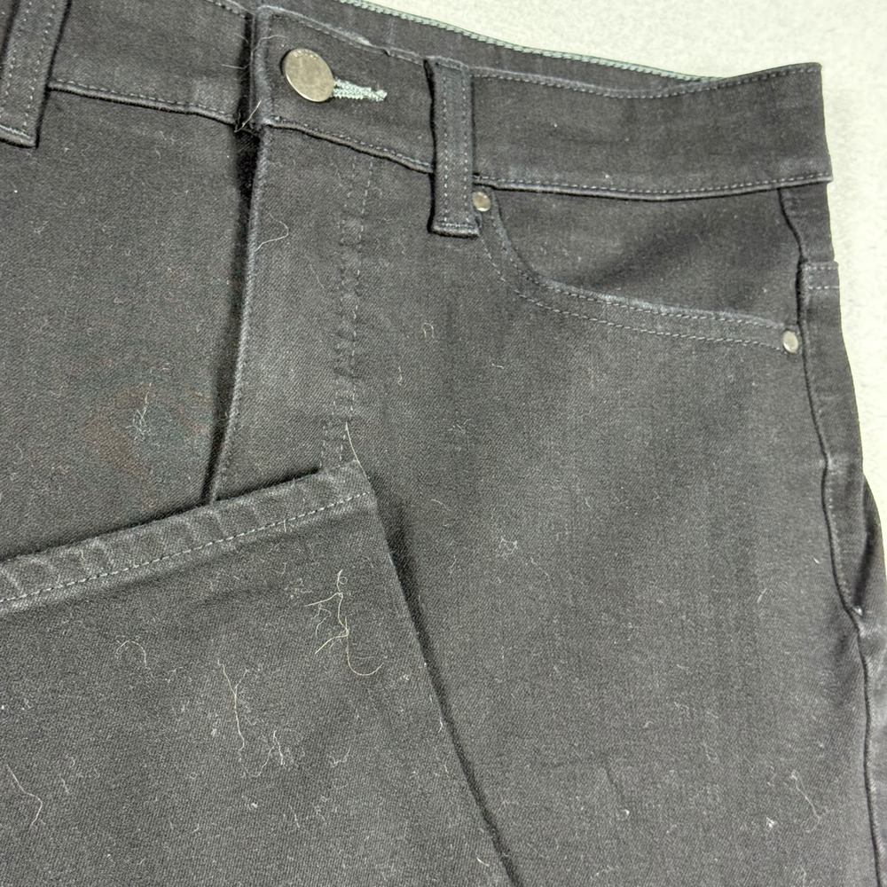 Uniqlo Jeans Womens 28 Black Ultra Stretch Skinny Tapered High Rise Pants